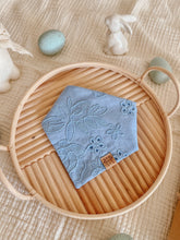 Load image into Gallery viewer, "Periwinkle" Embroidered Bandana