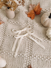 Load image into Gallery viewer, Ivory Velvet Coquette Bows (set of 2)