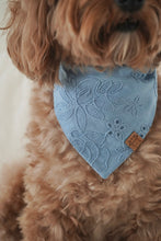 Load image into Gallery viewer, "Periwinkle" Embroidered Bandana