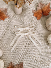 Load image into Gallery viewer, Ivory Velvet Coquette Bows (set of 2)