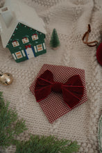 Load image into Gallery viewer, "Winterberry" Bowtie Bandana