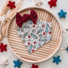 Load image into Gallery viewer, "I Heart USA" Bandana