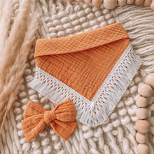 Load image into Gallery viewer, "Honey" Gauze Bandana (Fringe Not Included)