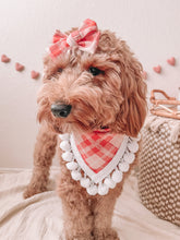 Load image into Gallery viewer, "Valentine Plaid" Bandana
