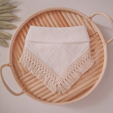 Load image into Gallery viewer, "White" Gauze Bandana (fringe not included)