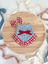 Load image into Gallery viewer, &quot;Red Gingham&quot; Hair Bow
