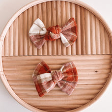 Load image into Gallery viewer, &quot;Pumpkin Spice&quot; Hair Bow
