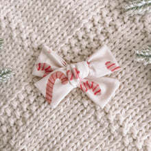 Load image into Gallery viewer, &quot;Candy Cane Lane&quot; Bow
