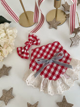Load image into Gallery viewer, "Cherry Gingham" Hair Bow
