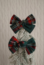 Load image into Gallery viewer, &quot;Carol&quot; Tartan Hair Bow
