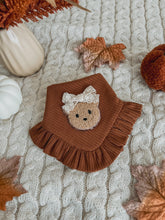 Load image into Gallery viewer, &quot;Little Miss Beary Autumn&quot; Bandana

