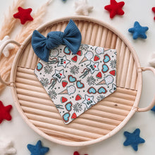 Load image into Gallery viewer, &quot;I Heart USA&quot; Bandana
