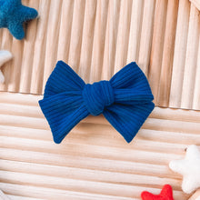Load image into Gallery viewer, Blue Hair Bow
